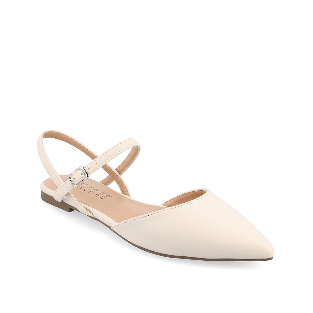 Journee Collection Wide Width Martine Flat | Women's | Porcelain Off White Cover