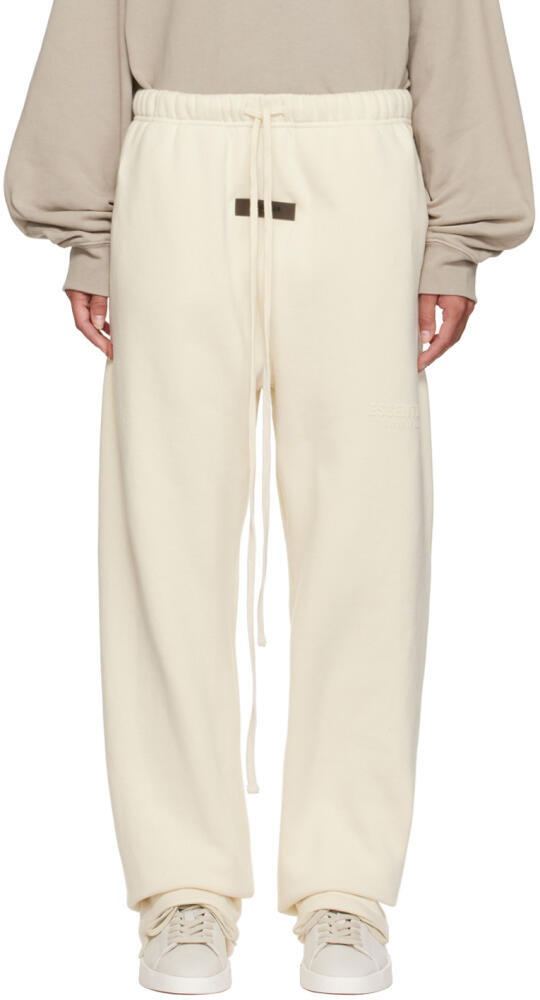 Fear of God ESSENTIALS Off-White Relaxed Lounge Pants Cover