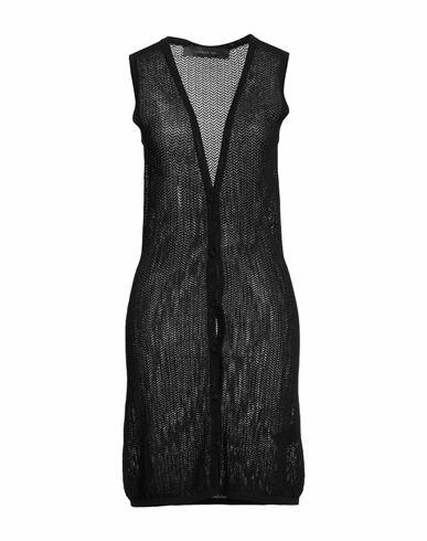 Federica Tosi Woman Mini dress Black Viscose, Polyamide Cover