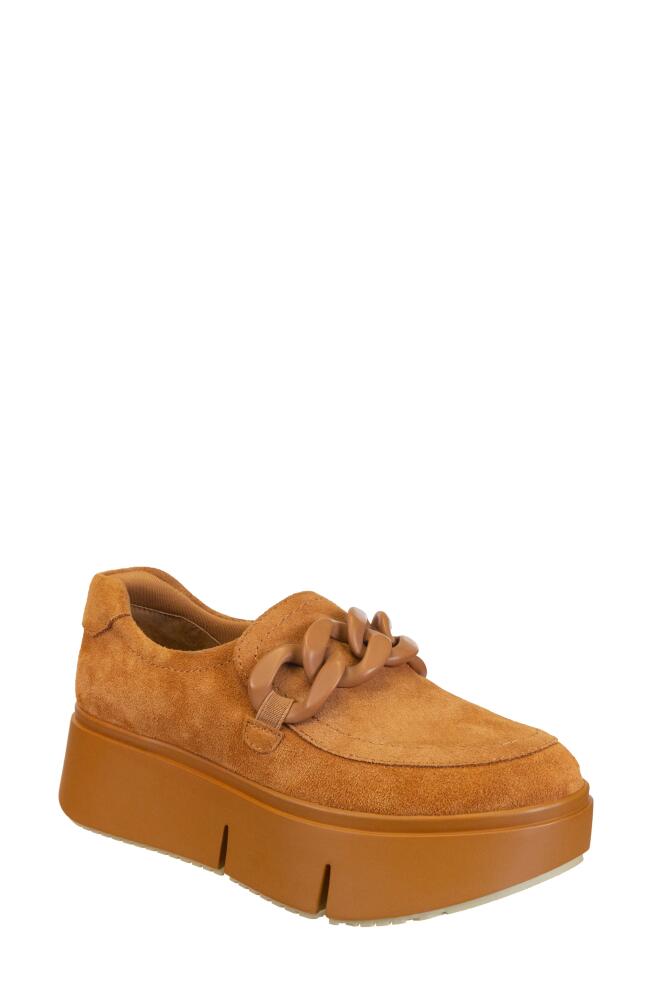 Naked Feet Princeton Platform Loafer in Camel Cover