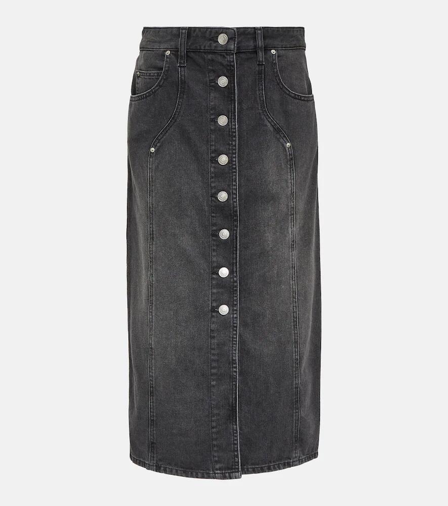 Marant Etoile Vandy denim midi skirt Cover