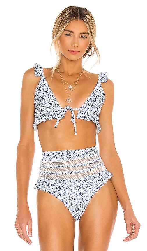 Tularosa Dreamer Top in Blue Cover