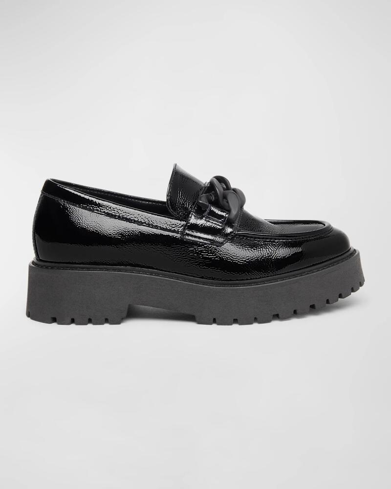 NeroGiardini Patent Chain Casual Loafers Cover