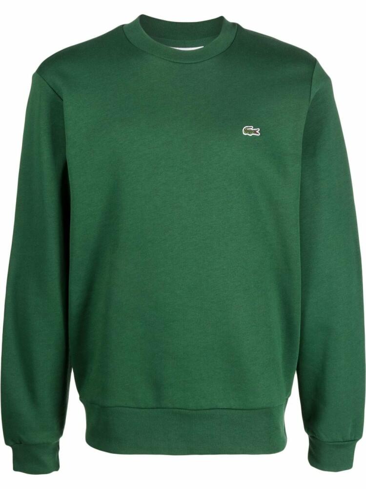 Lacoste logo-appliqué sweatshirt - Green Cover