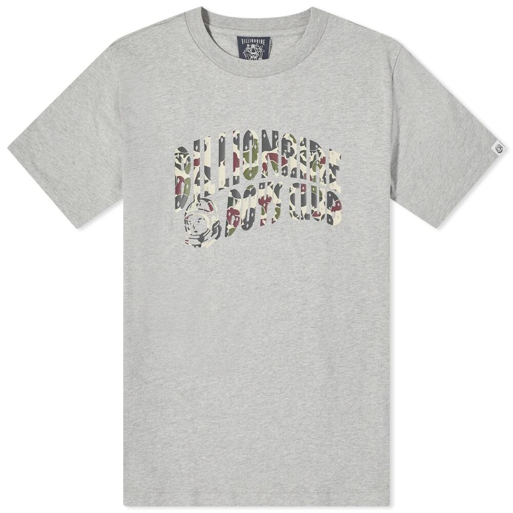 Billionaire Boys Club Men's Duck Camo Arch Logo T-Shirt in Heather Grey Cover