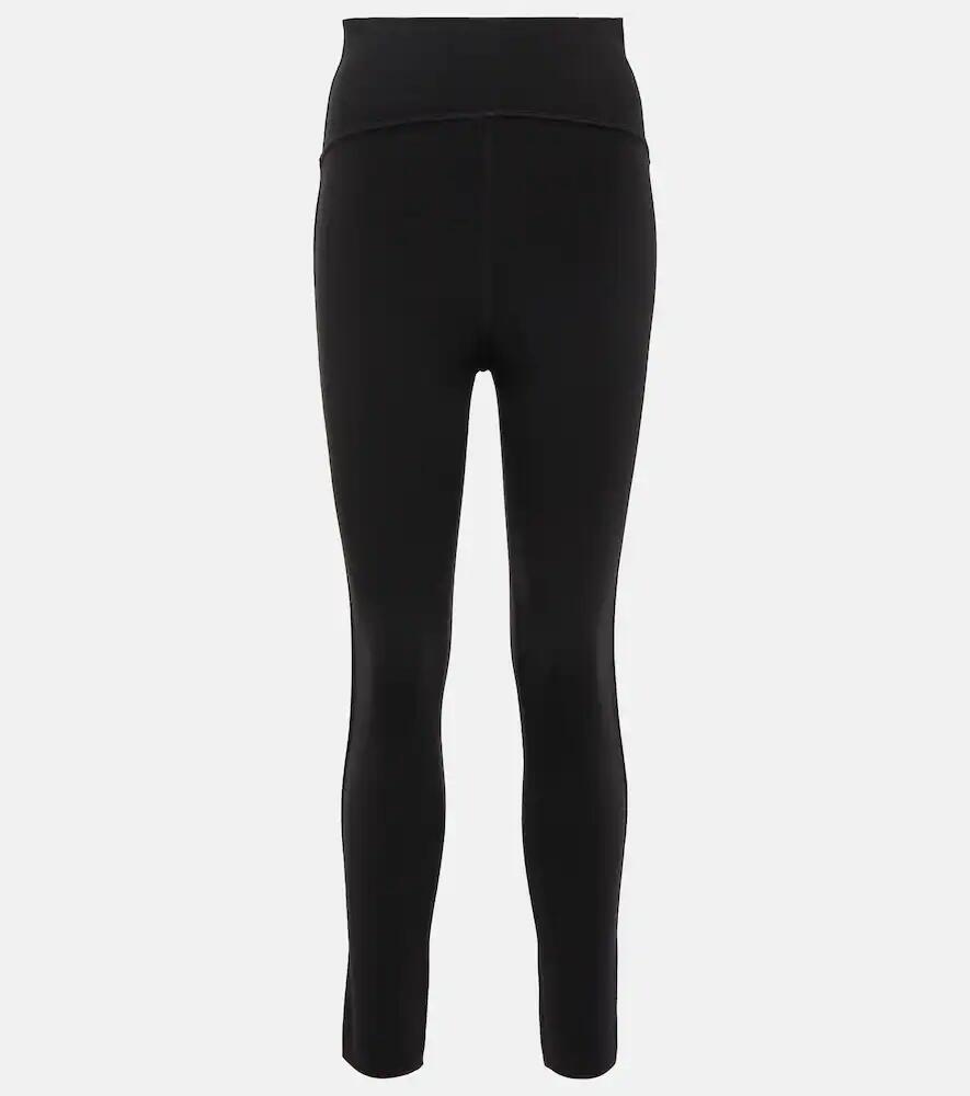 Alaïa High-rise wool-blend leggings Cover