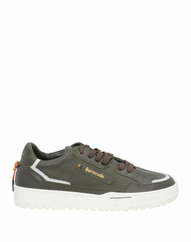 Barracuda Man Sneakers Dark green Leather Cover