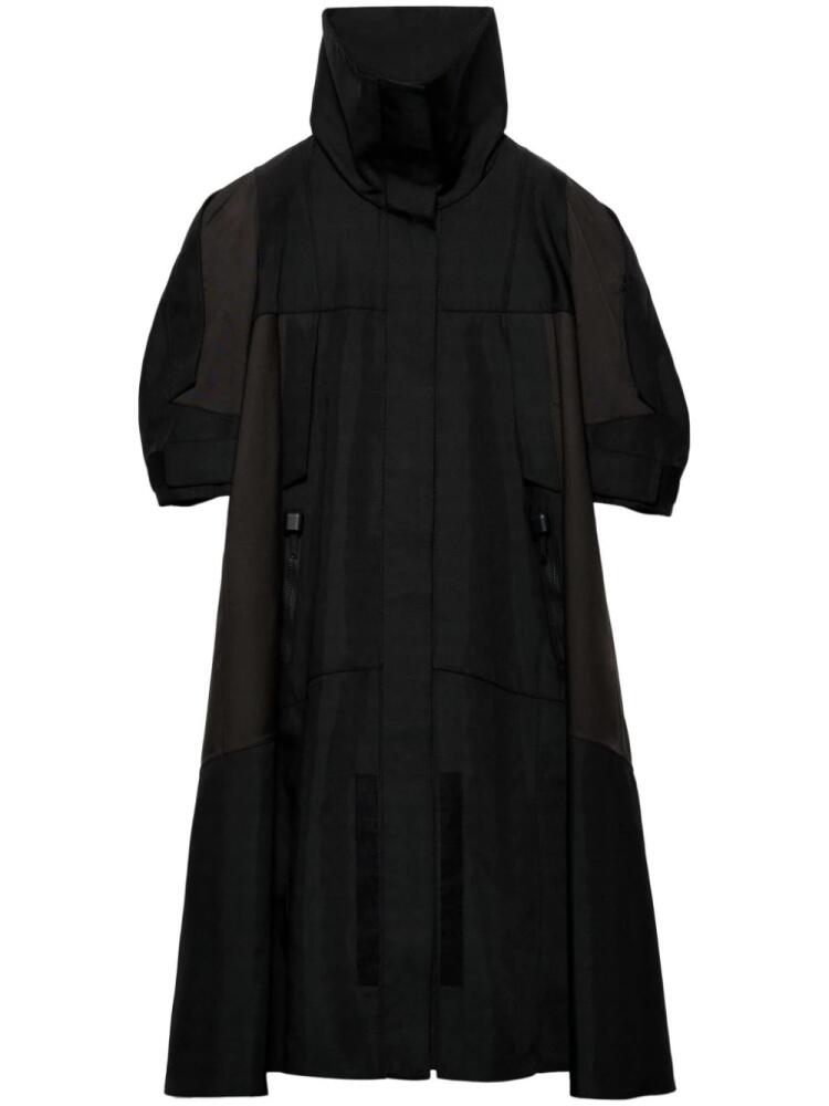 Prada single-breasted panelled coat - Black Cover