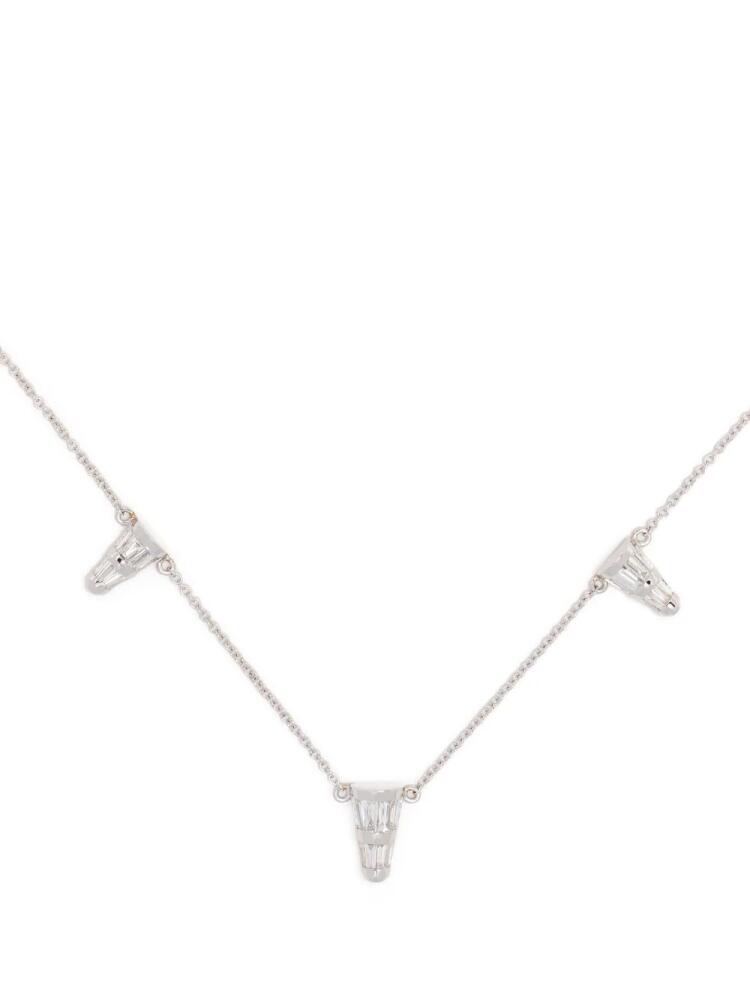 Nikos Koulis 18kt white gold Energy diamond necklace - Silver Cover