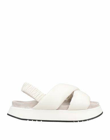 Inuikii Woman Sandals White Goat skin Cover