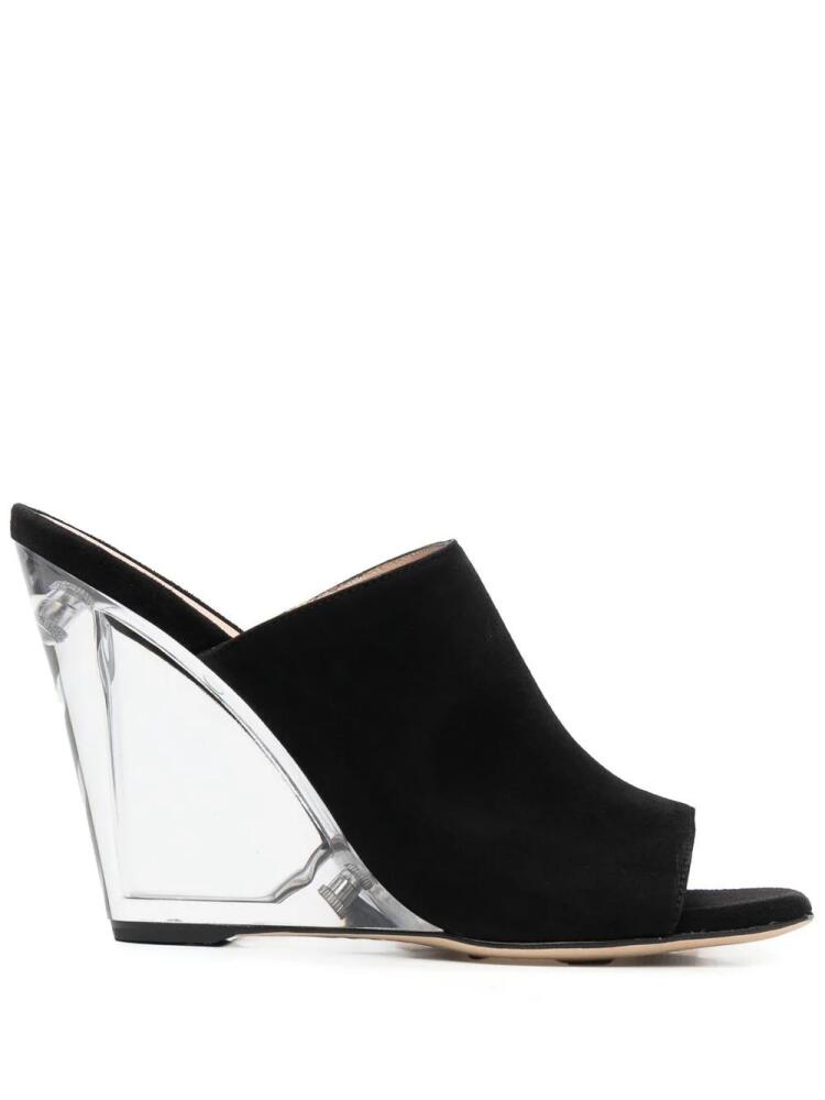 Stuart Weitzman Sue transparent-heel mules - Black Cover