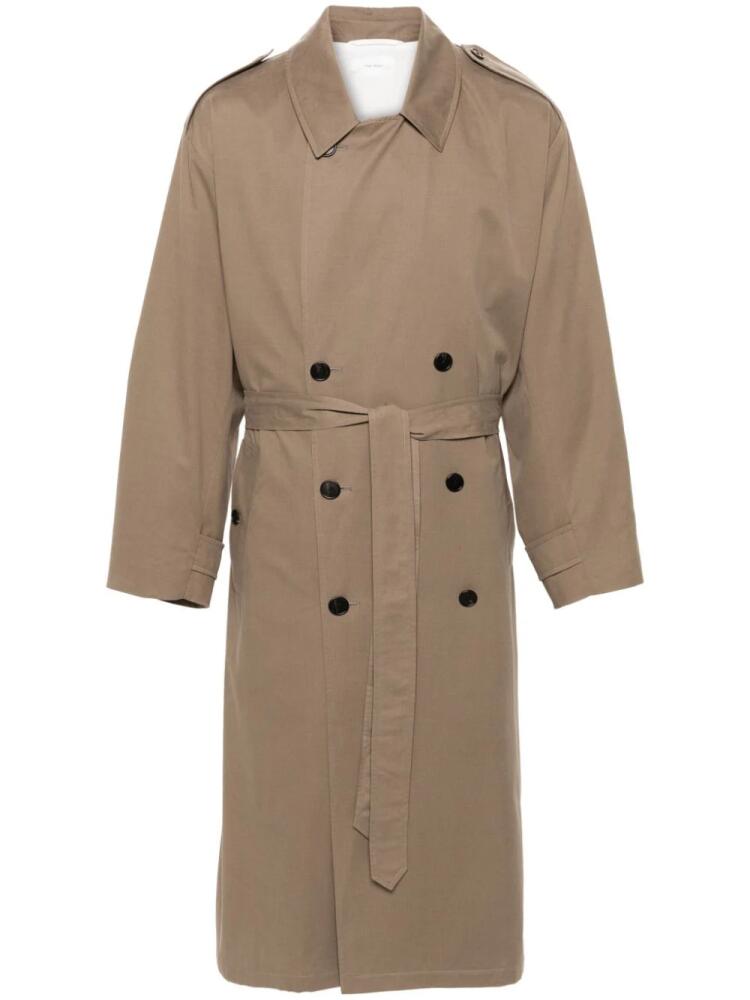 The Row Montrose double-breasted maxi coat - Brown Cover