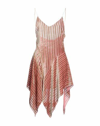 Dsquared2 Woman Midi dress Pastel pink Viscose, Silk, Cotton Cover