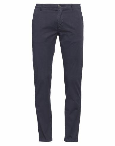 Brian Dales Man Pants Midnight blue Cotton, Elastane Cover