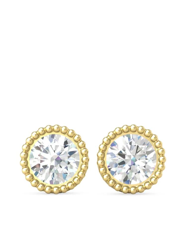 VEYNOU 14kt yellow gold Kate diamond earrings Cover