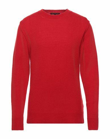 Brian Dales Man Sweater Red Wool, Cashmere Cover