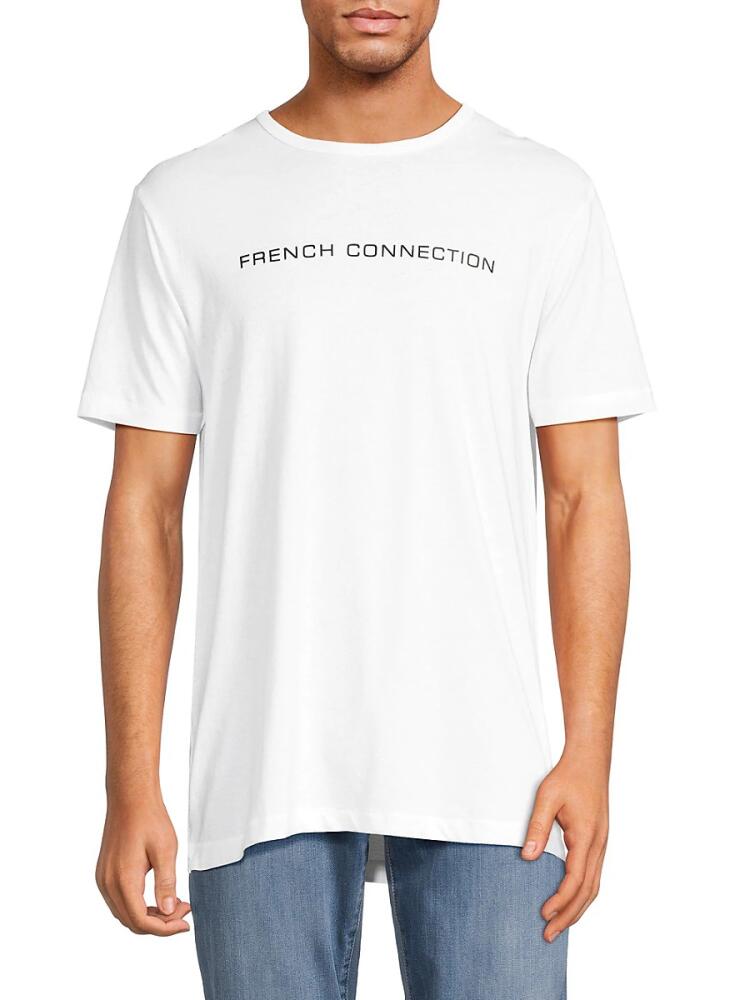 French Connection Men's Logo Graphic Tee - White Cover