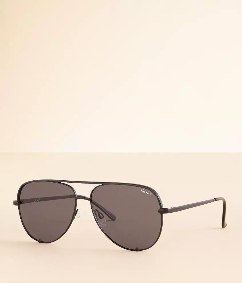 QUAY High Key Mini Aviator Polarized Sunglasses Cover