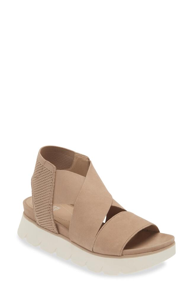 Eileen Fisher Chant Platform Sandal in Stone Cover