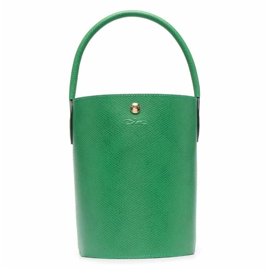 Longchamp Epure S Leather Bucket Bag - Green Cover