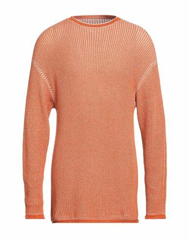 Sease Man Sweater Orange Cotton Cover