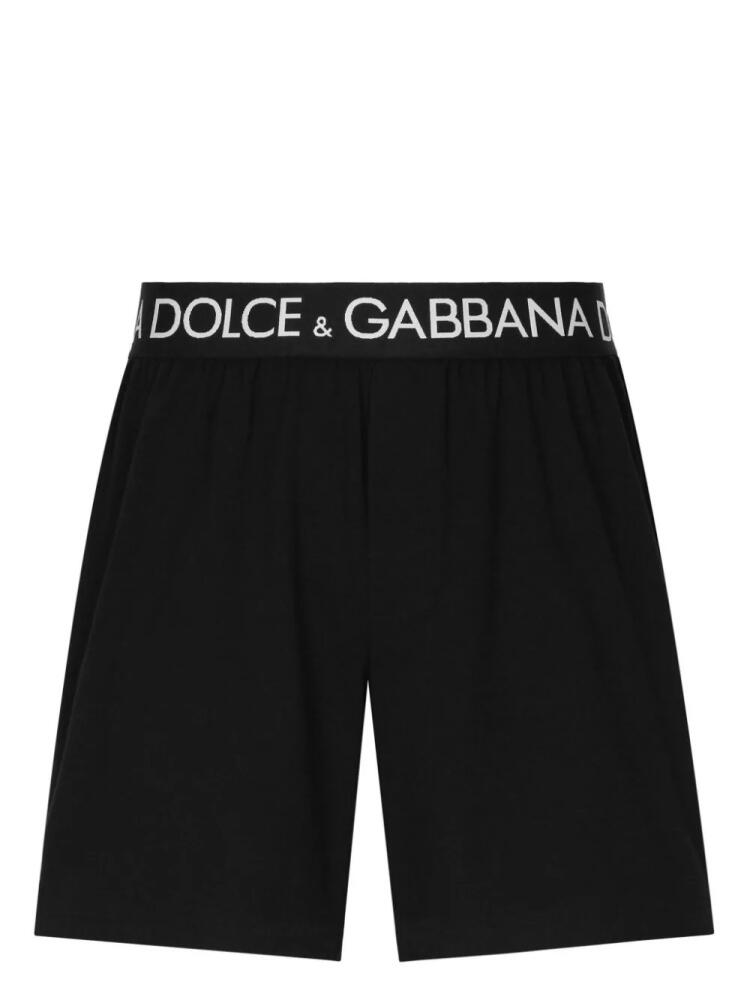 Dolce & Gabbana logo-waistband jersey boxers - Black Cover