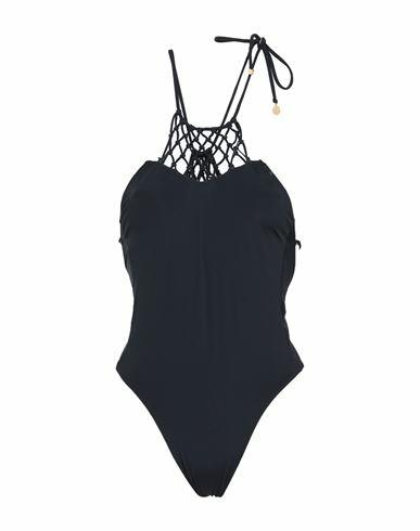 Stella Mccartney Woman One-piece swimsuit Black Polyamide, Elastane Cover