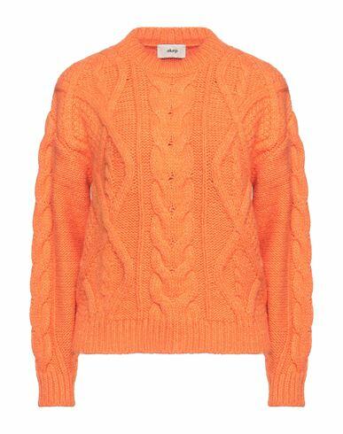 Akep Woman Sweater Orange Polyamide, Acrylic, Merino Wool Cover