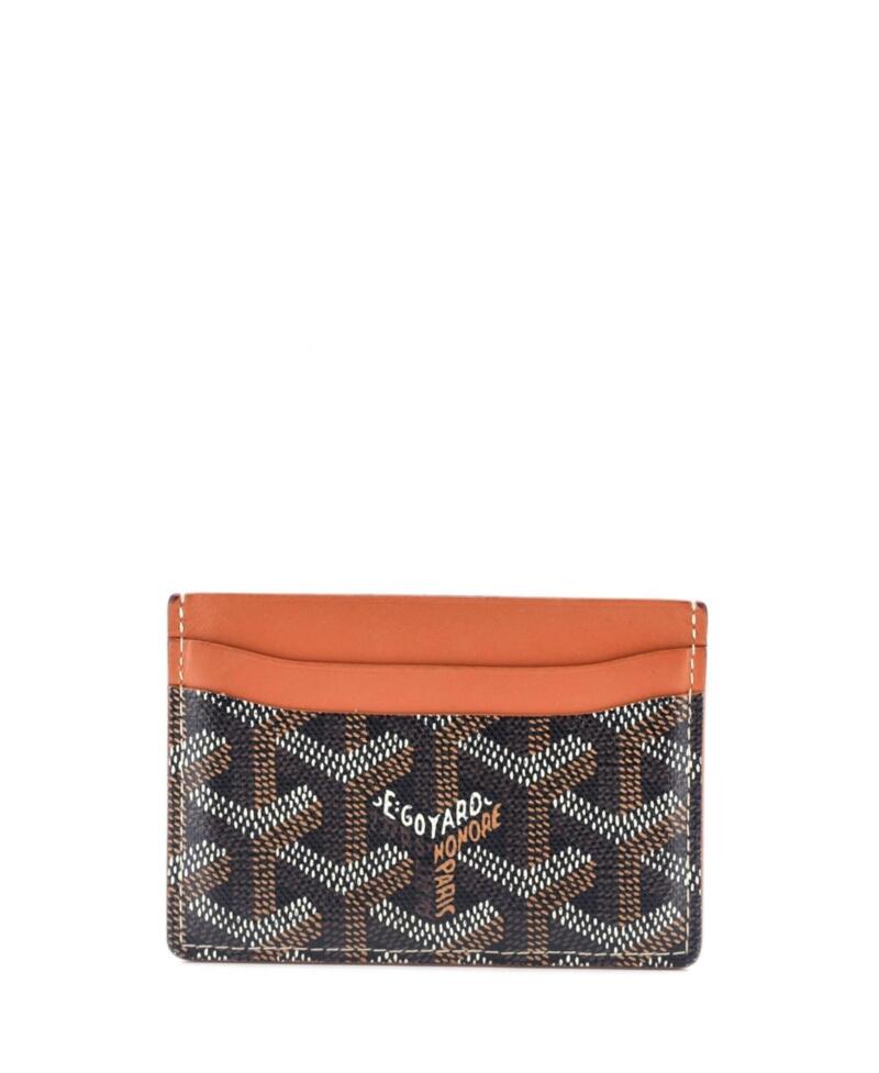 Pre-Owned Goyard Saint Sulpice Card Holder Coated Canvas Cover