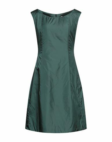 Aspesi Woman Mini dress Dark green Polyamide Cover