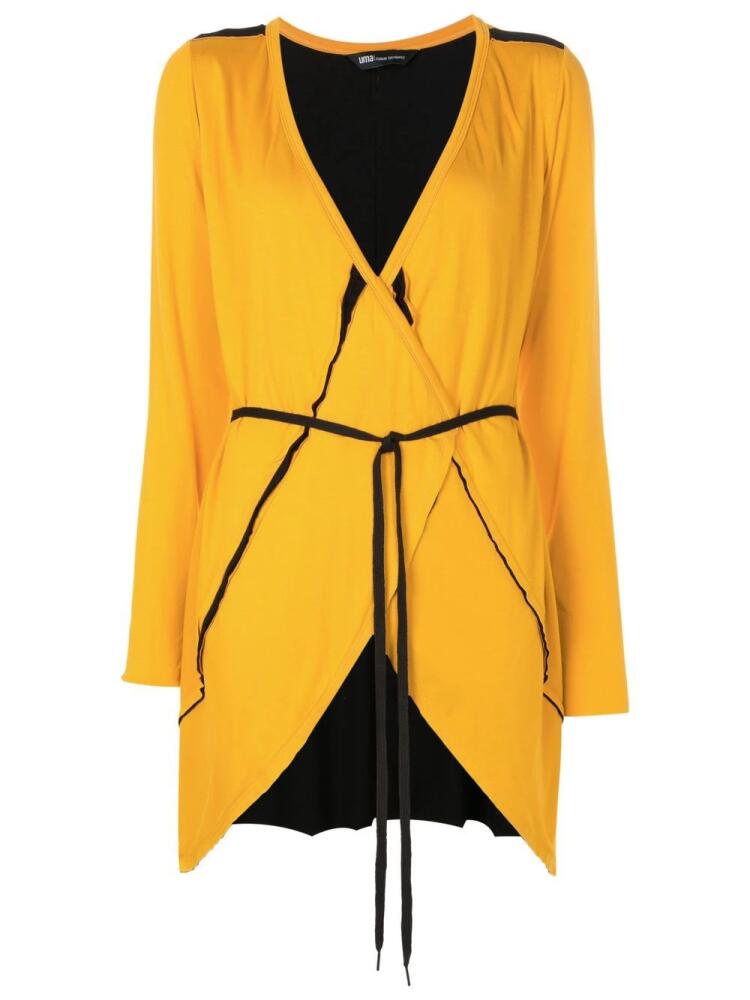 Uma | Raquel Davidowicz panelled-design jacket - Yellow Cover