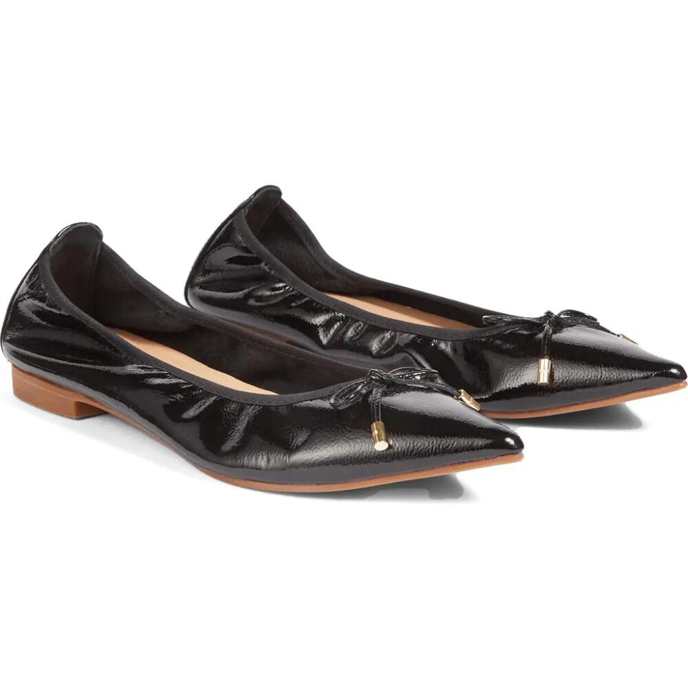 LK Bennett Tilly Pointed Toe Ballet Flat in Black Cover