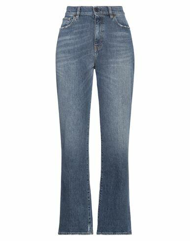 Pence Woman Jeans Blue Cotton, Elastane Cover