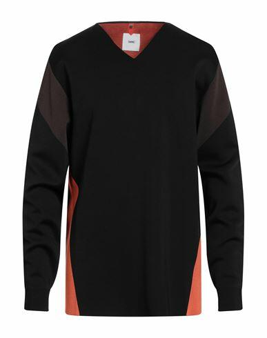 Oamc Man Sweater Black Viscose, Nylon, Elastane Cover