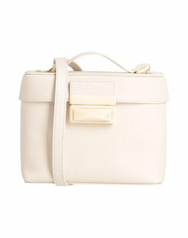 Gia / Rhw Woman Cross-body bag Ivory Soft Leather Cover