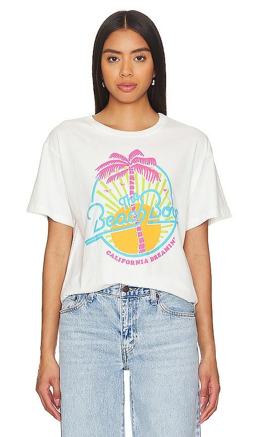 DAYDREAMER The Beach Boys California Dreamin Tee in White Cover