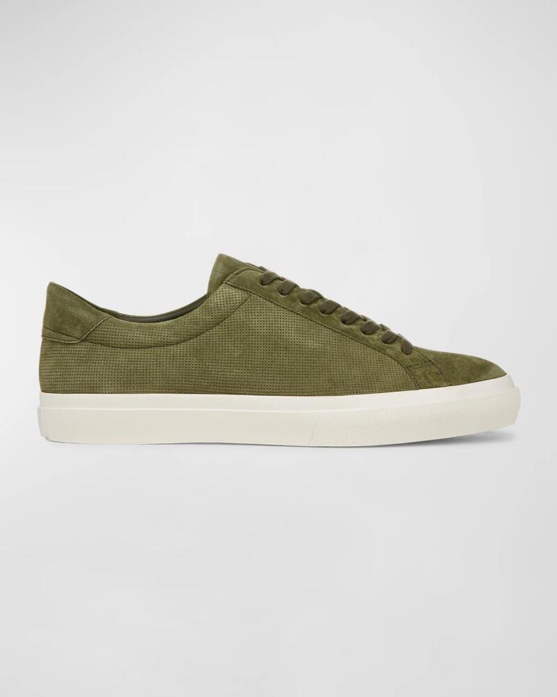 Vince Men's Fulton Canvas Suede Sneakers Cover