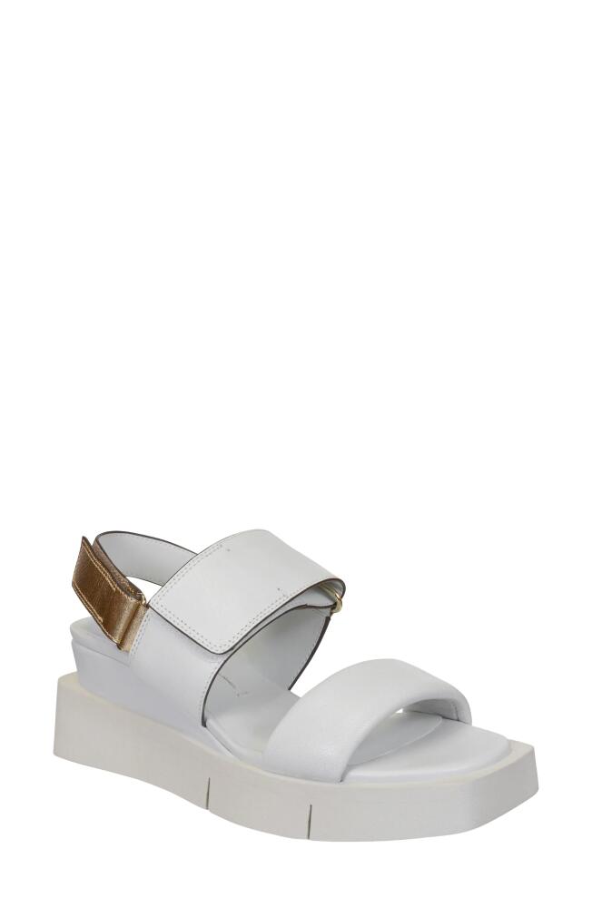 Naked Feet Paradox Slingback Wedge Sandal in Chamois Cover