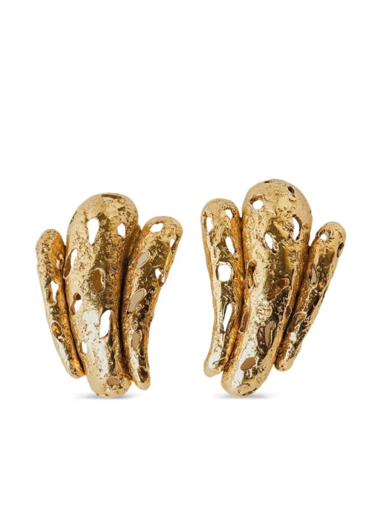 Paola Sighinolfi Lis cut-out earrings - Gold Cover