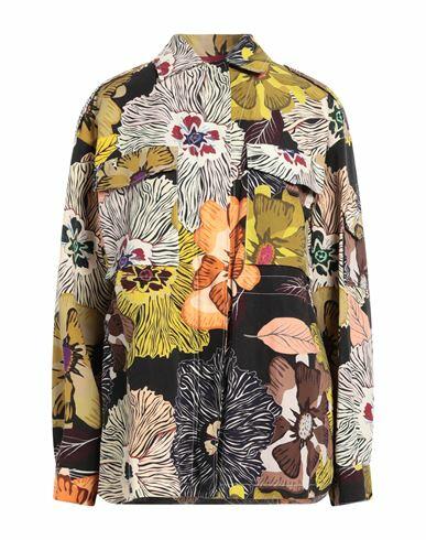 Etro Woman Overcoat & Trench Coat Khaki Cotton, Linen Cover