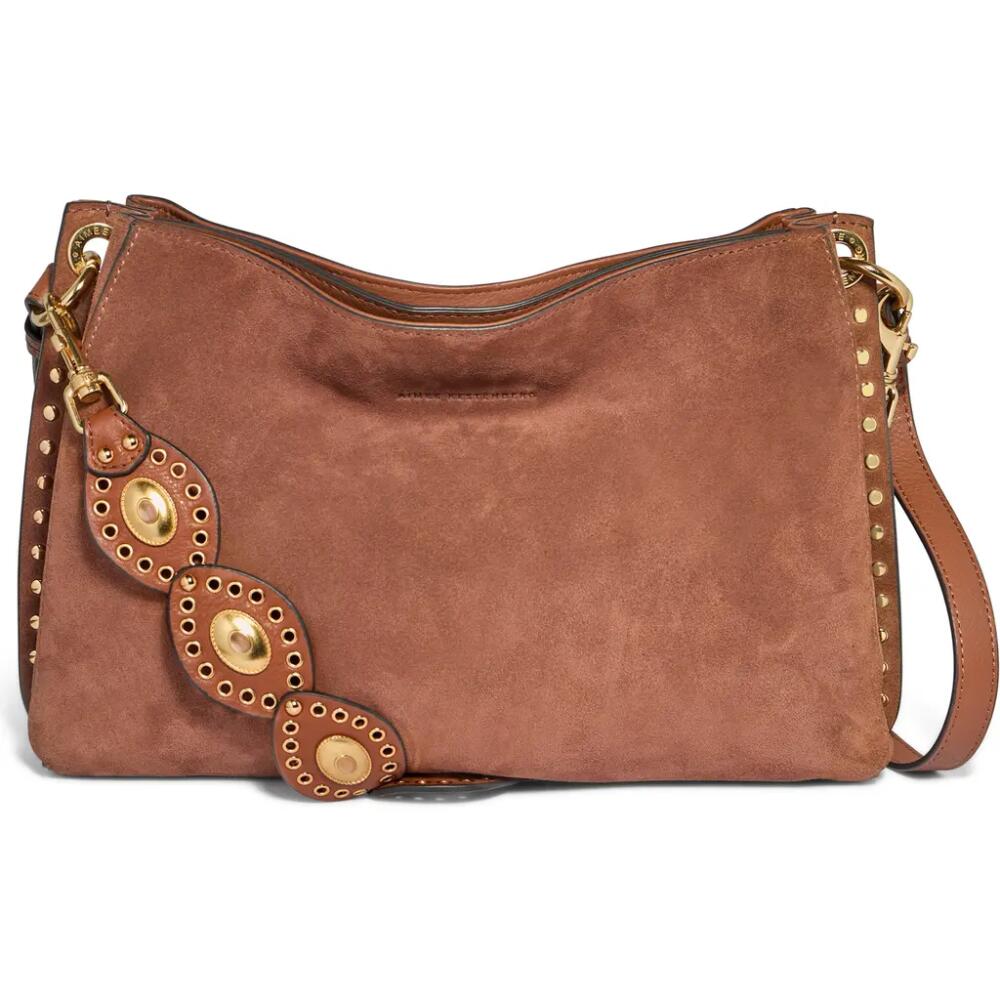 Aimee Kestenberg Roma Shoulder Bag in Nutshell Suede Cover