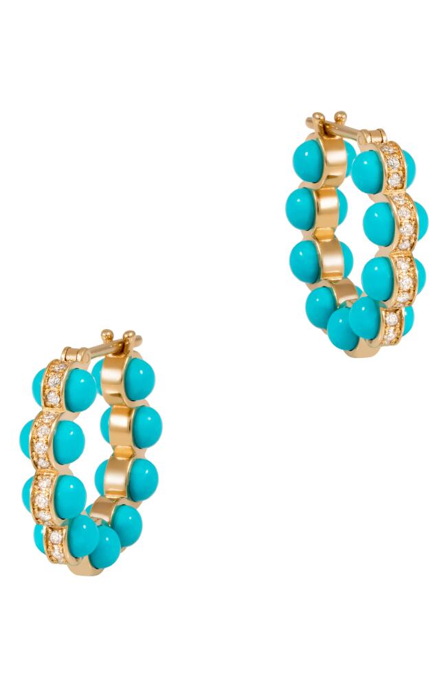 L'Atelier Nawbar The Atom Hoop Earrings in Cobalt Cover