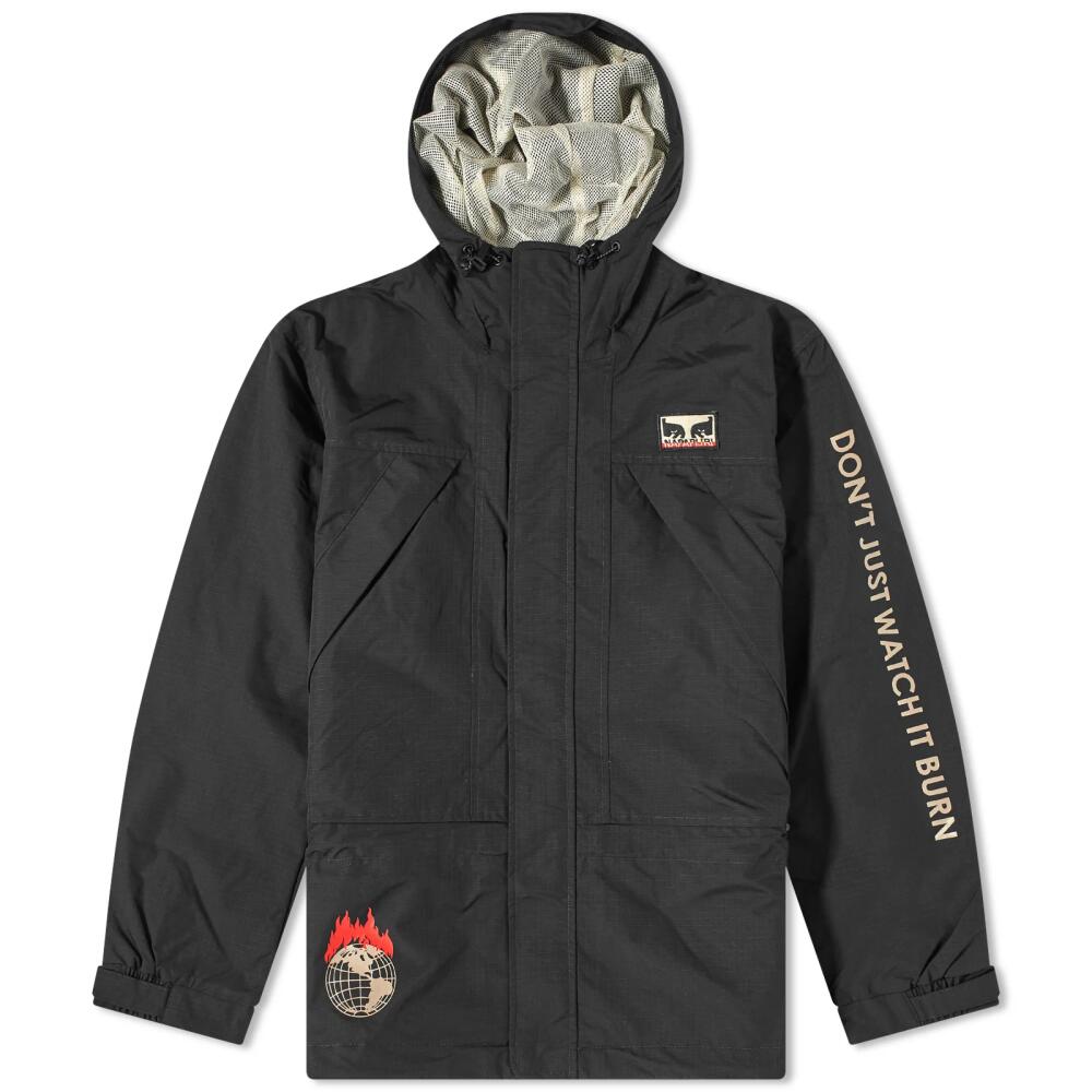 Napapijri Men's x Obey Ripstop Jacket in Black Cover