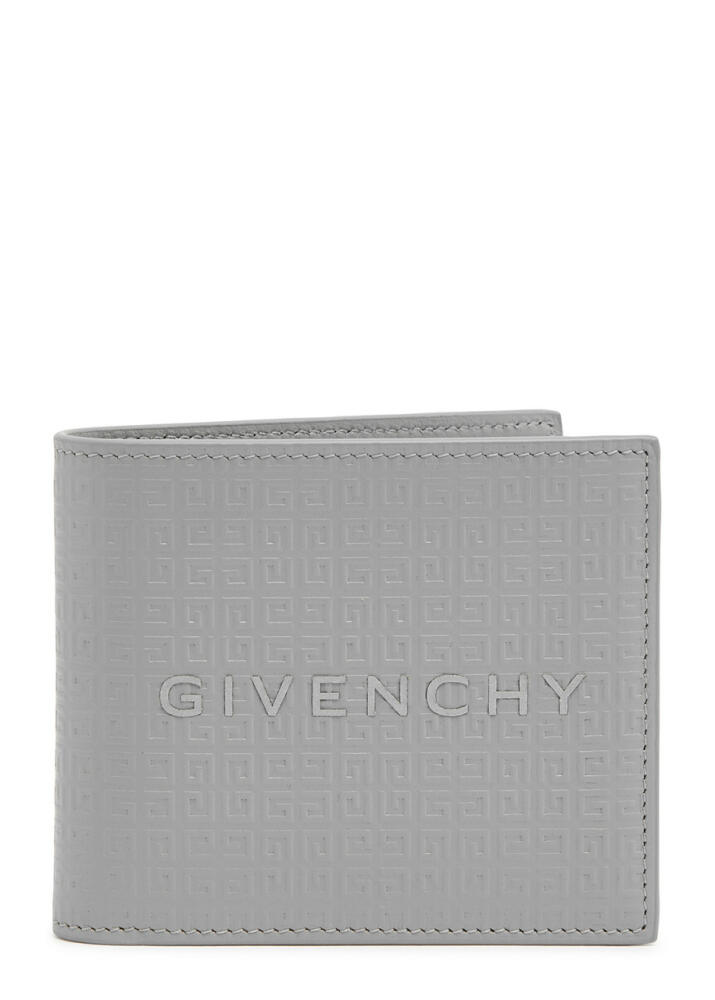 Givenchy 4G Logo Leather Wallet - Grey Cover