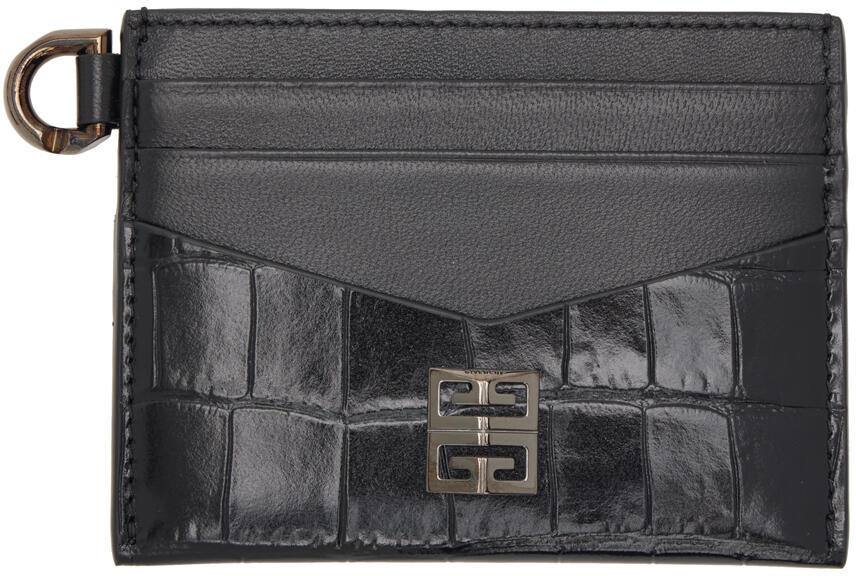 Givenchy Black 4G Card Holder Cover