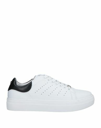 Cult Man Sneakers White Leather Cover