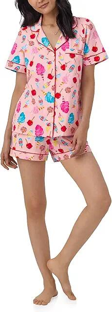 Bedhead PJs Organic Cotton Classic Short PJ Set (Sweet Treats) Women's Pajama Sets Cover