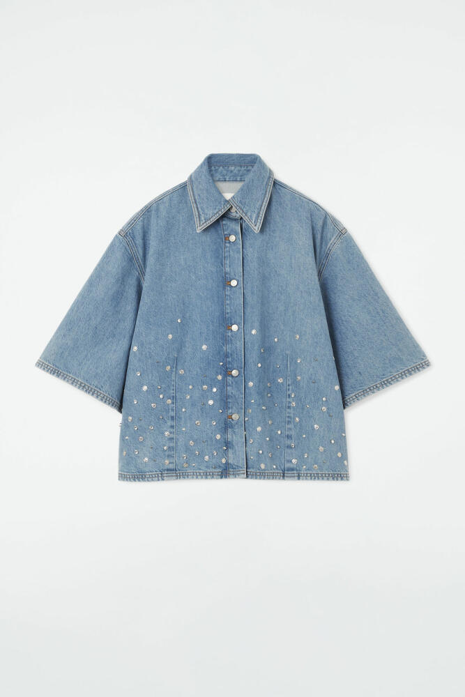 COS EMBELLISHED DENIM SHIRT Cover