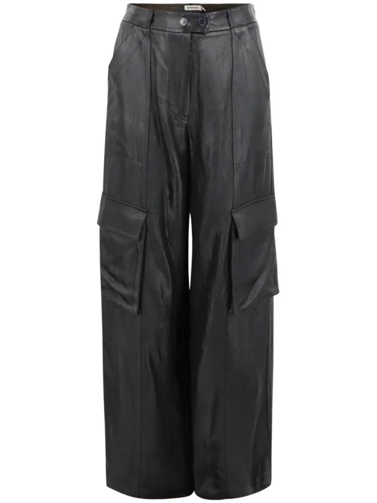 Simkhai Beatriz wide-leg cargo trousers - Black Cover