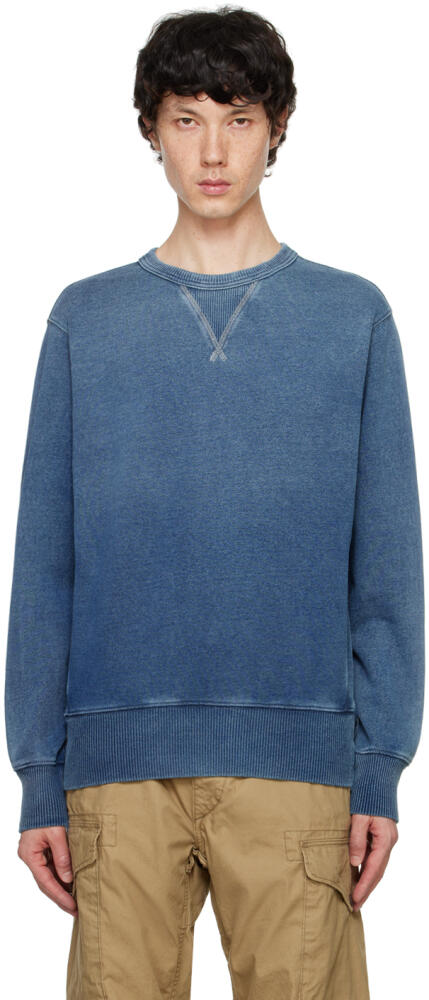 RRL Indigo French Terry Sweatshirt Cover